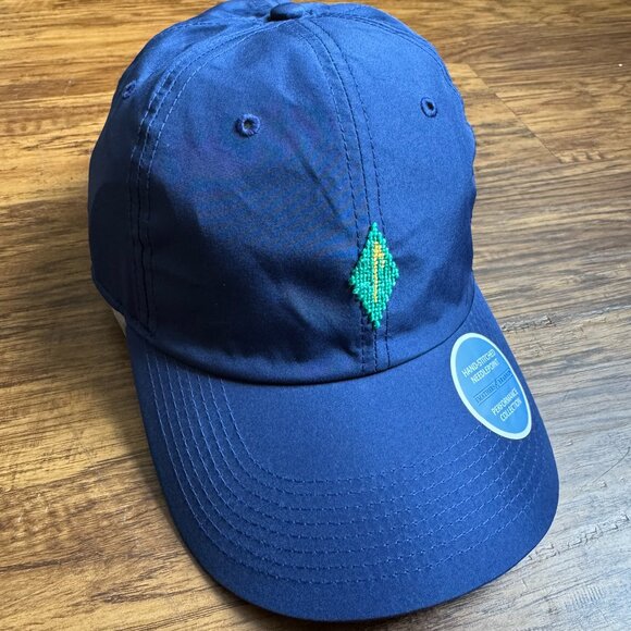 NWT Smathers & Branson Hand-Stitched Needlepoint Hat Golf Pin/Flagstick Masters - Picture 1 of 6